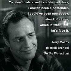 Terry Malloy in On the Waterfront (1954) More
