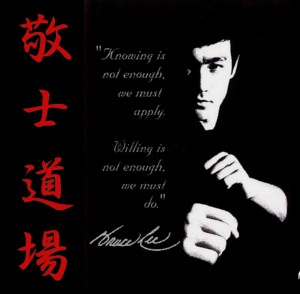 Knowing is not Enough we must Apply ~ Anger Quote