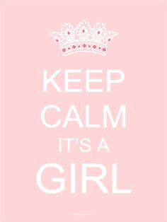 FREE Printables: Keep Calm It's a...Baby Boy or Girl Party Signs