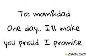 To Mom And Dad.