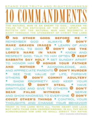 MENTOR: Come Follow Me • 10 Commandments