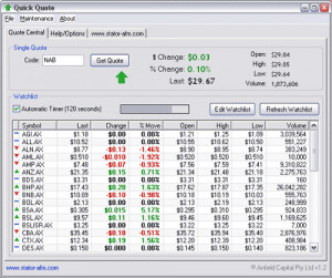 Quick Quote enables you to monitor trading investment portfolio with ...