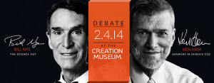 ... Bill Nye and creationist Ken Ham solely to touting Ham's reaction to