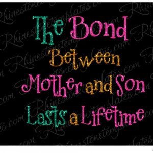 Product Code: The Bond Between Mother and Son eps svg Download