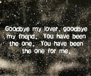 James Blunt - Goodbye My Lover - song lyrics, song quotes, songs ...