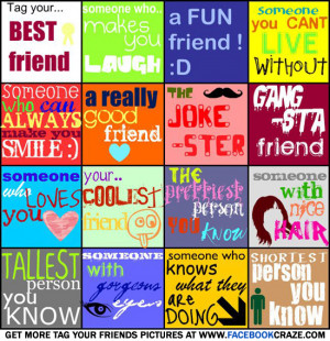 Colourful Tagging Board To Tag Your Best Facebook Friends