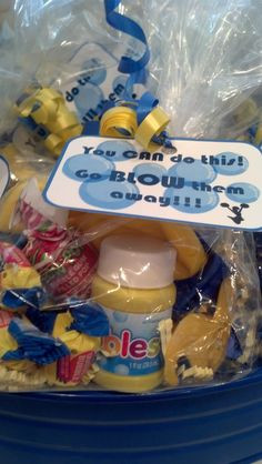 ... - bubbles, balloons, bubble gum and a blow pop. 