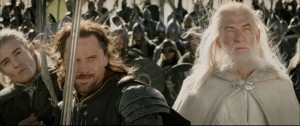 Aragorn and Legolas Aragorn and Legolas in the Return of the King