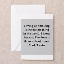 Mark Twain quote Grußkarte