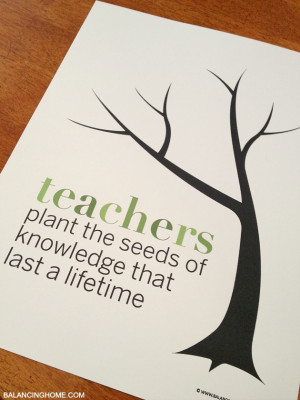 Classroom Fingerprint Tree- perfect gift for teacher appreciation or ...