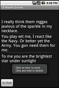 Lil Wayne Quotes - screenshot thumbnail