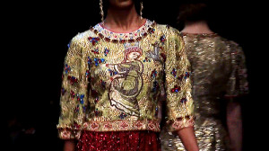 Jasmine Tookes at Dolce & Gabbana Fall/Winter 2013