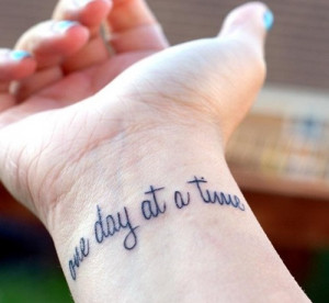 great quotes tattoo ideas for girls, simple design but the font is ...