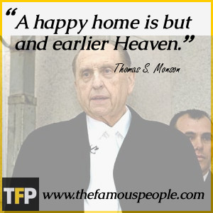 happy home is but and earlier Heaven.