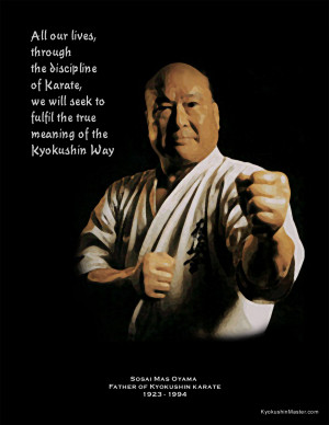 Poster Sosai Father of Kyokushin