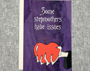 Stepmother Card Funny Wicked Fairyt ale Apple Snow White ...