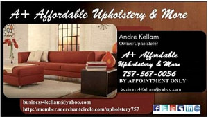 ... for any of your auto, marine, furniture upholstery or repair jobs