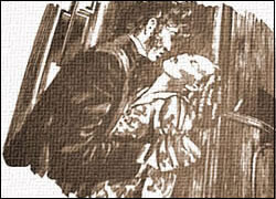 When did Heathcliff embrace Catherine’s body?