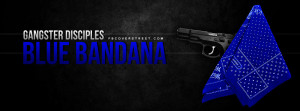 It Is Blood Gang Blood Gang Gangster Disciples Blue Bandana Gangsta ...