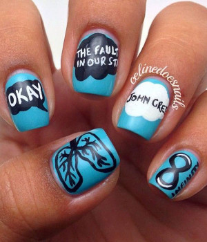 Um, can we talk about how amazing this nail art is? We think she just ...