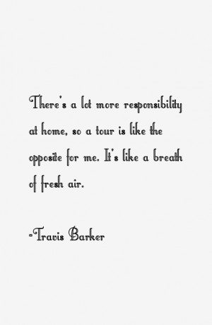 Travis Barker Quotes amp Sayings