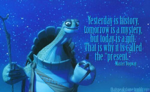 Master Oogway, the wise old turtle.