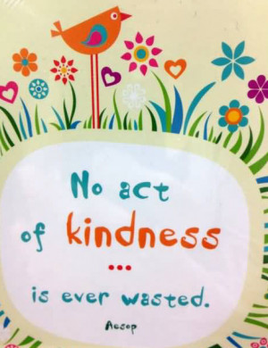 Kindness, It’s Contagious But Worth Spreading