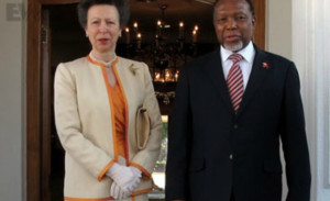 Princess Anne and Deputy President Kgalema Motlanthe. Eyewitness News