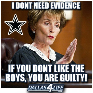 Judge Judy Dallas Cowboys
