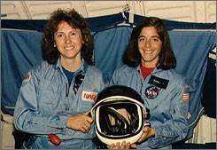 ... Barbara Morgan bonded during their space training. Morgan moved to