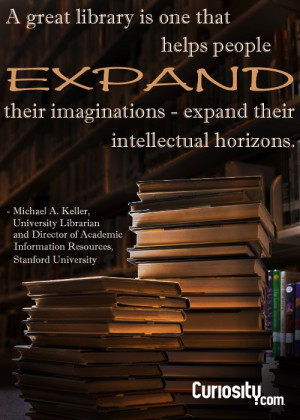 that helps people expand their imaginations, expand their intellectual ...