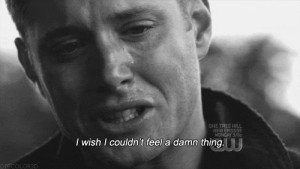 ... and white, crying, depressed, feelings, gif, sad, supernatural, tired