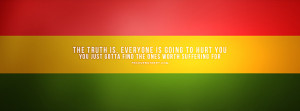 Find The Ones Worth Suffering For Bob Marley Quote Facebook Cover