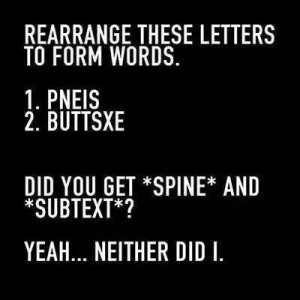 Re-Arrange These Letters