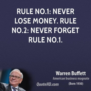 Warren Buffett Money Quotes