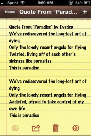 Eyedea Quote: From the Song 