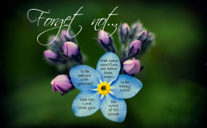 Forget not....printables