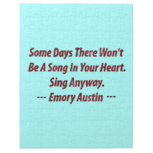 Emory Austin Inspirational, Motivational Quote. Jigsaw Puzzles