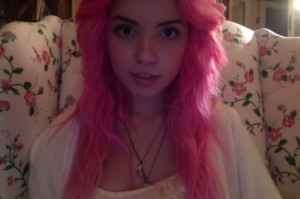 daughterofhungryghosts, girl, pink hair