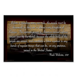 Noah Webster - Unjust Laws Posters