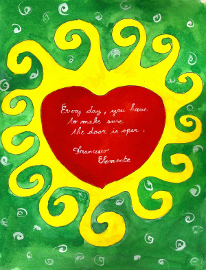 Quote from Francesco Clemente : Every day you have to make sure the ...