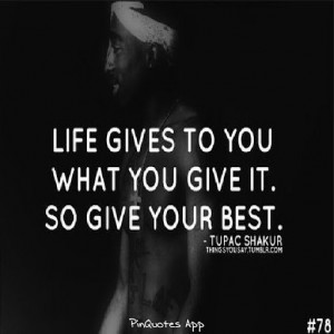 Tupac Shakur Quotes Sayings Ghetto Inspirational Quote