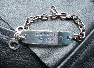 Fifty Shades of Grey Quote Laters Baby Hand Stamped Bracelet. $17.00 ...