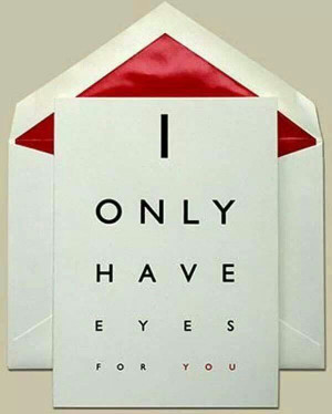 only have eyes for you