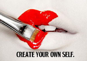 color, create, lipstick, makeup, painting, red