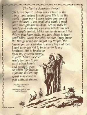 native american prayer