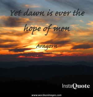 lord of the rings inspirational quotes