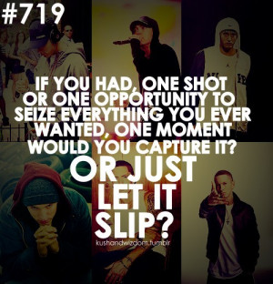 Eminem Quotes Lose Yourself Eminem quotes lose yourself