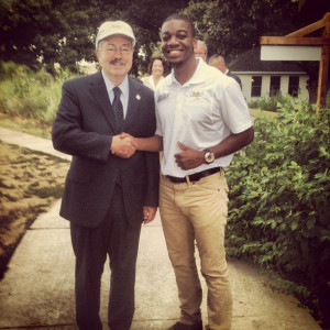 (BBA ’14) had the pleasure of introducing Governor Terry Branstad ...