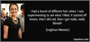 More Leighton Meester Quotes